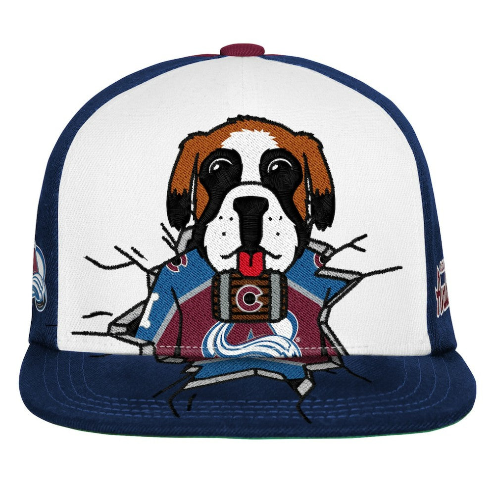 NHL Colorado Avalanche Mitchell & Ness Youth Mascot Snapback Hat