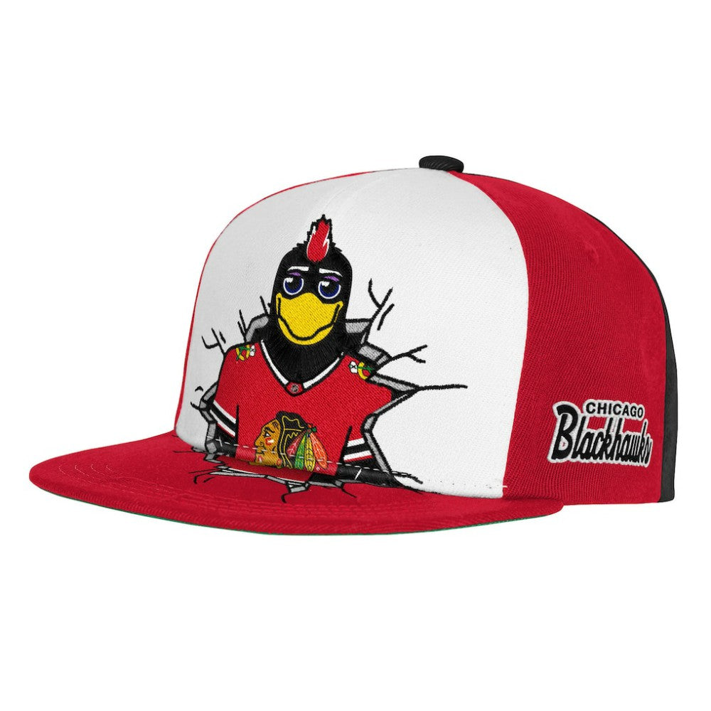 NHL Chicago Blackhawks Mitchell & Ness Youth Mascot Snapback Hat