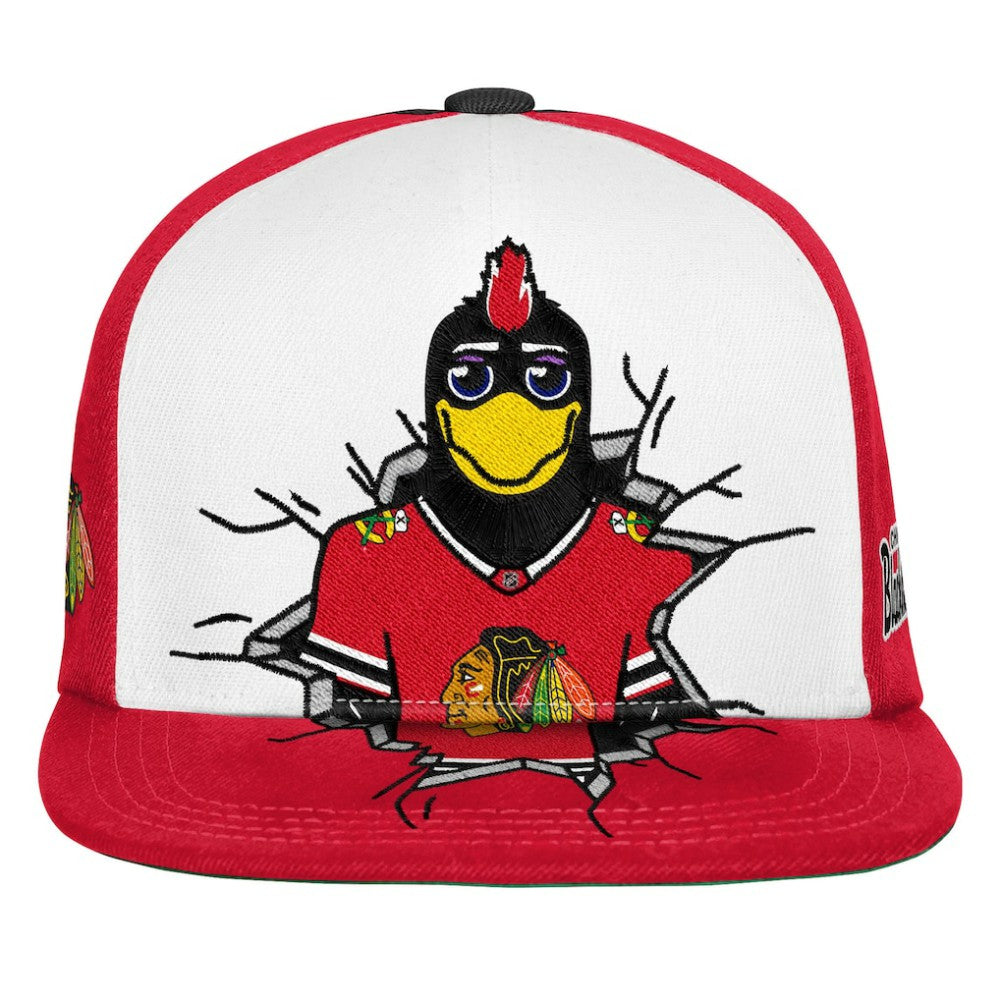 NHL Chicago Blackhawks Mitchell & Ness Youth Mascot Snapback Hat