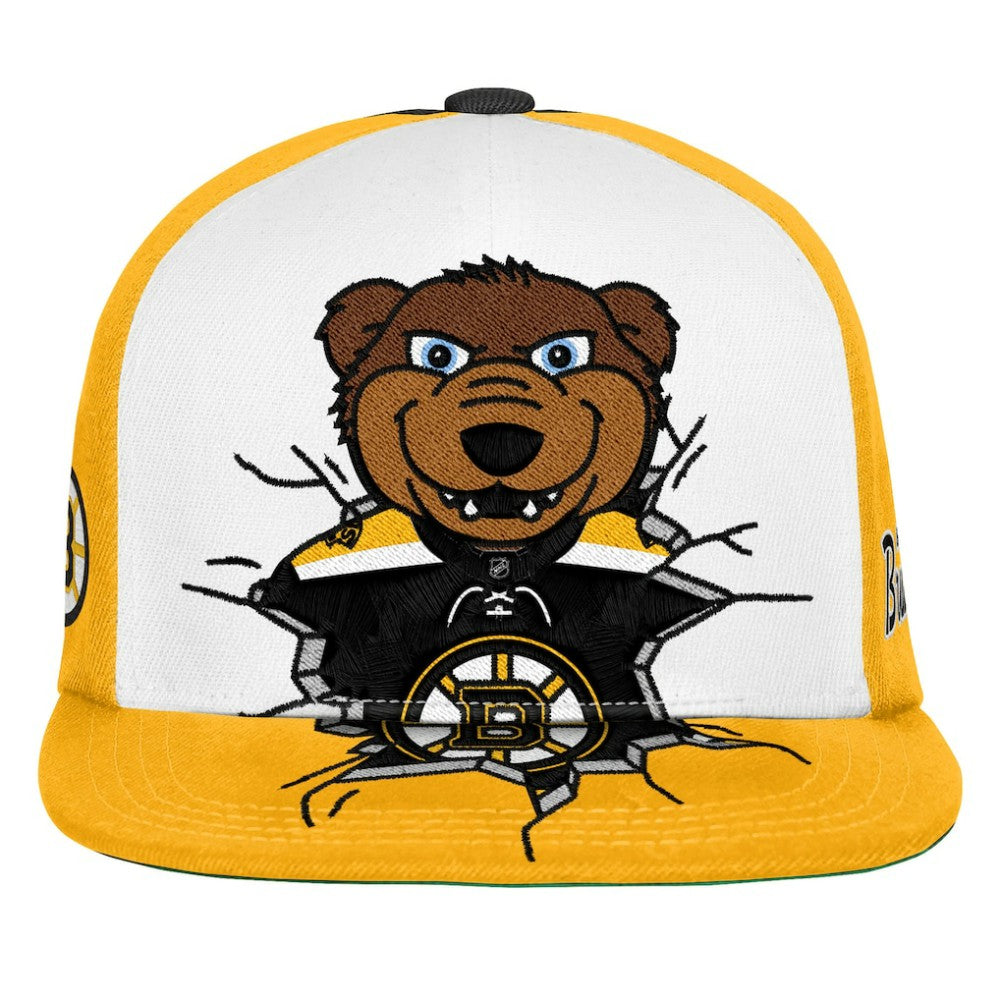 NHL Boston Bruins Mitchell & Ness Youth Mascot Snapback Hat