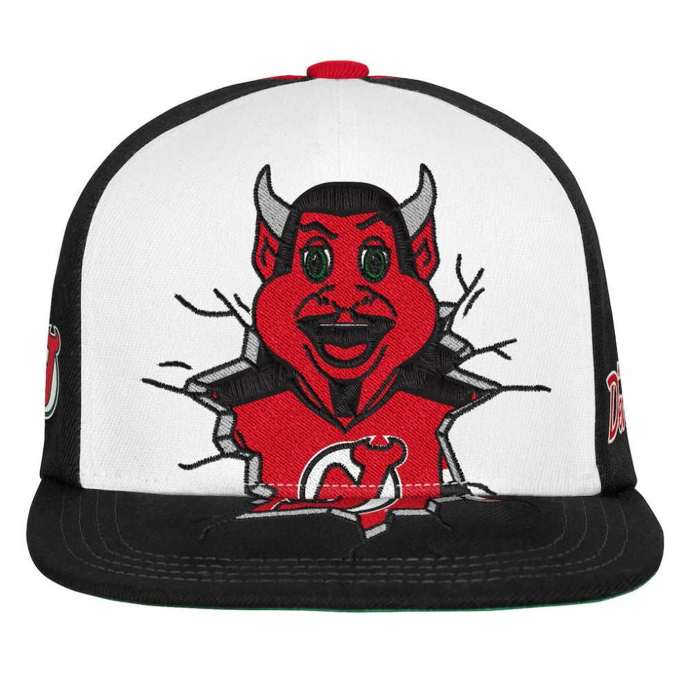 NHL New Jersey Devils Mitchell & Ness Youth Mascot Snapback Hat