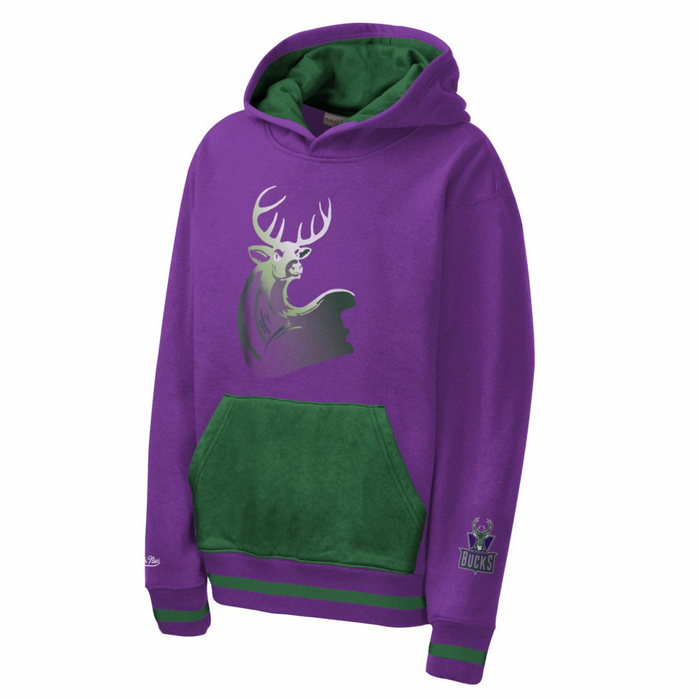 Mitchell & Ness Milwaukee Bucks Youth Playmaker Fashion Fleece Hoodie