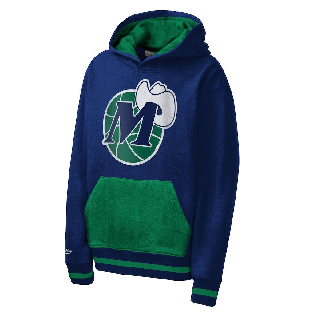 Mitchell & Ness Dallas Mavericks Youth Playmaker Fashion Fleece Hoodie sale