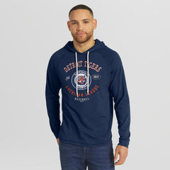 Blue Detroit Tigers Darius Rucker Collection by Fanatics Raglan Hooded Long Sleeve T-Shirt
