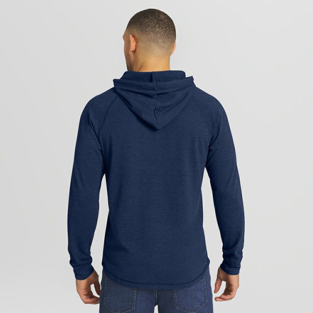 Blue Detroit Tigers Darius Rucker Collection by Fanatics Raglan Hooded Long Sleeve T-Shirt