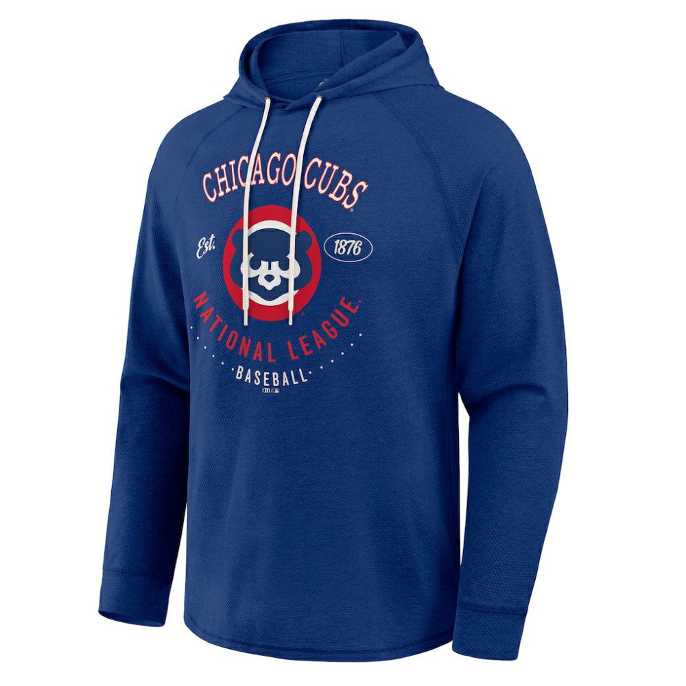 Royal Chicago Cubs Darius Rucker Collection by Fanatics Raglan Hooded Long Sleeve T-Shirt