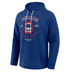 Royal Chicago Cubs Darius Rucker Collection by Fanatics Raglan Hooded Long Sleeve T-Shirt