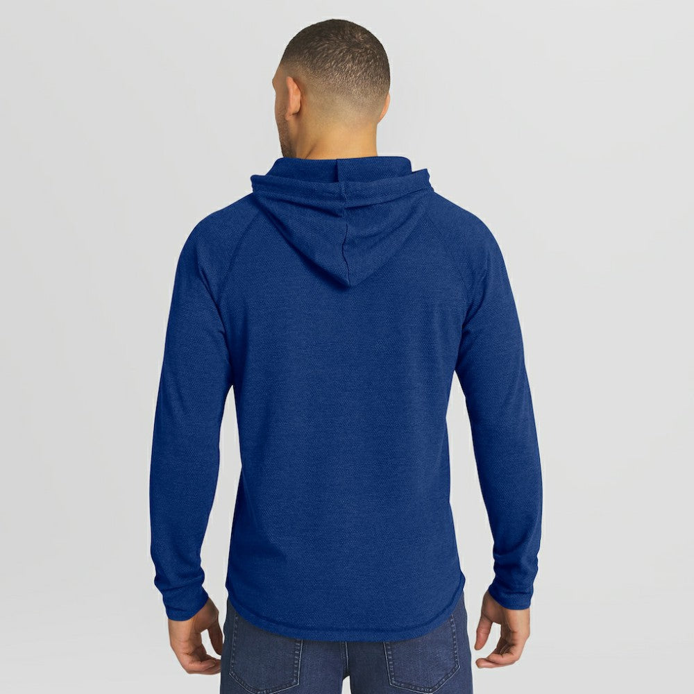 Royal Chicago Cubs Darius Rucker Collection by Fanatics Raglan Hooded Long Sleeve T-Shirt