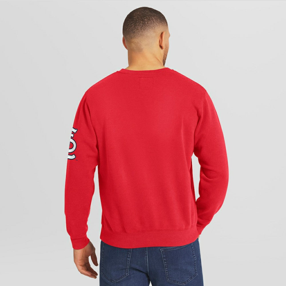 Red St. Louis Cardinals Darius Rucker Collection by Fanatics Washed Crew Neck Pullover Sweatshirt