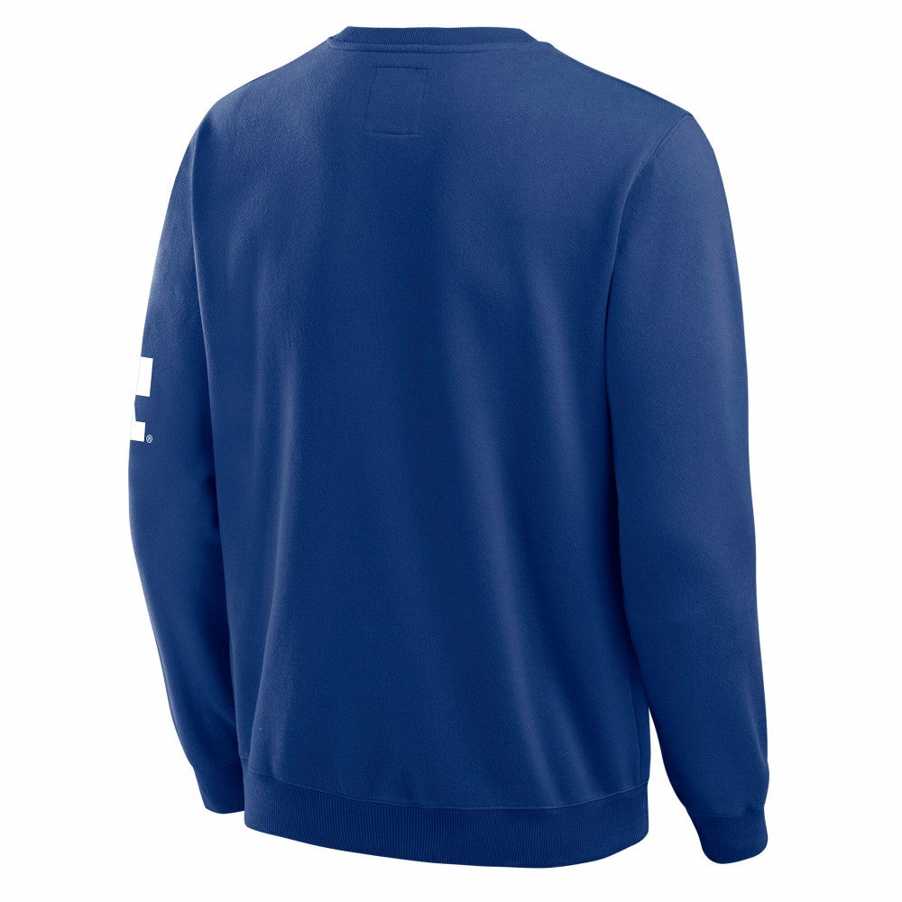 Royal Los Angeles Dodgers Darius Rucker Collection by Fanatics Washed Crew Neck Pullover Sweatshirt