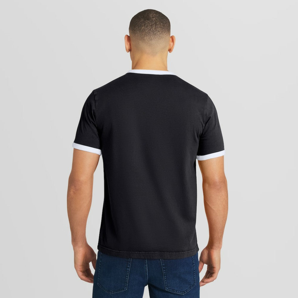 Black Arizona Diamondbacks Darius Rucker Collection by Fanatics Washed Ringer T-Shirt