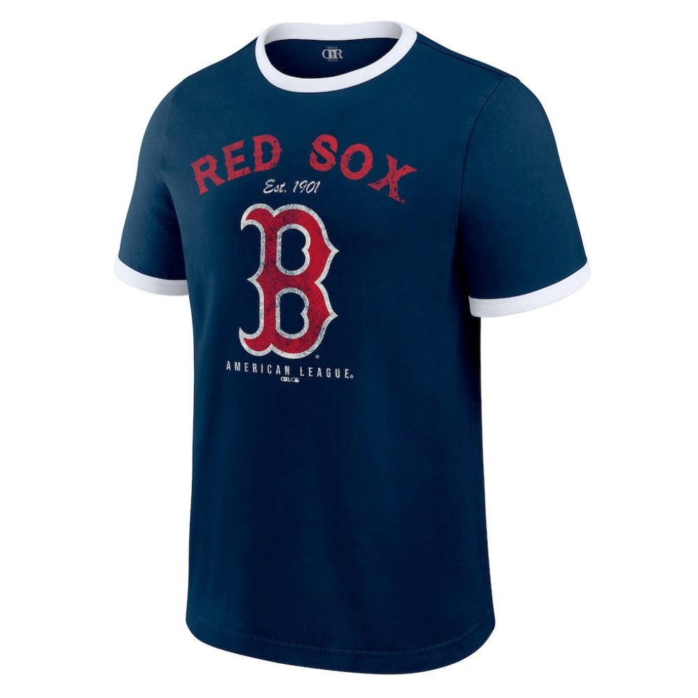 Navy Boston Red Sox Darius Rucker Collection by Fanatics Washed Ringer T-Shirt