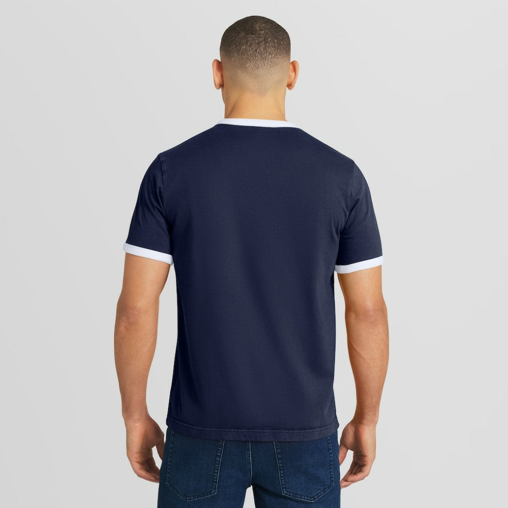 Navy Houston Astros Darius Rucker Collection by Fanatics Washed Ringer T-Shirt
