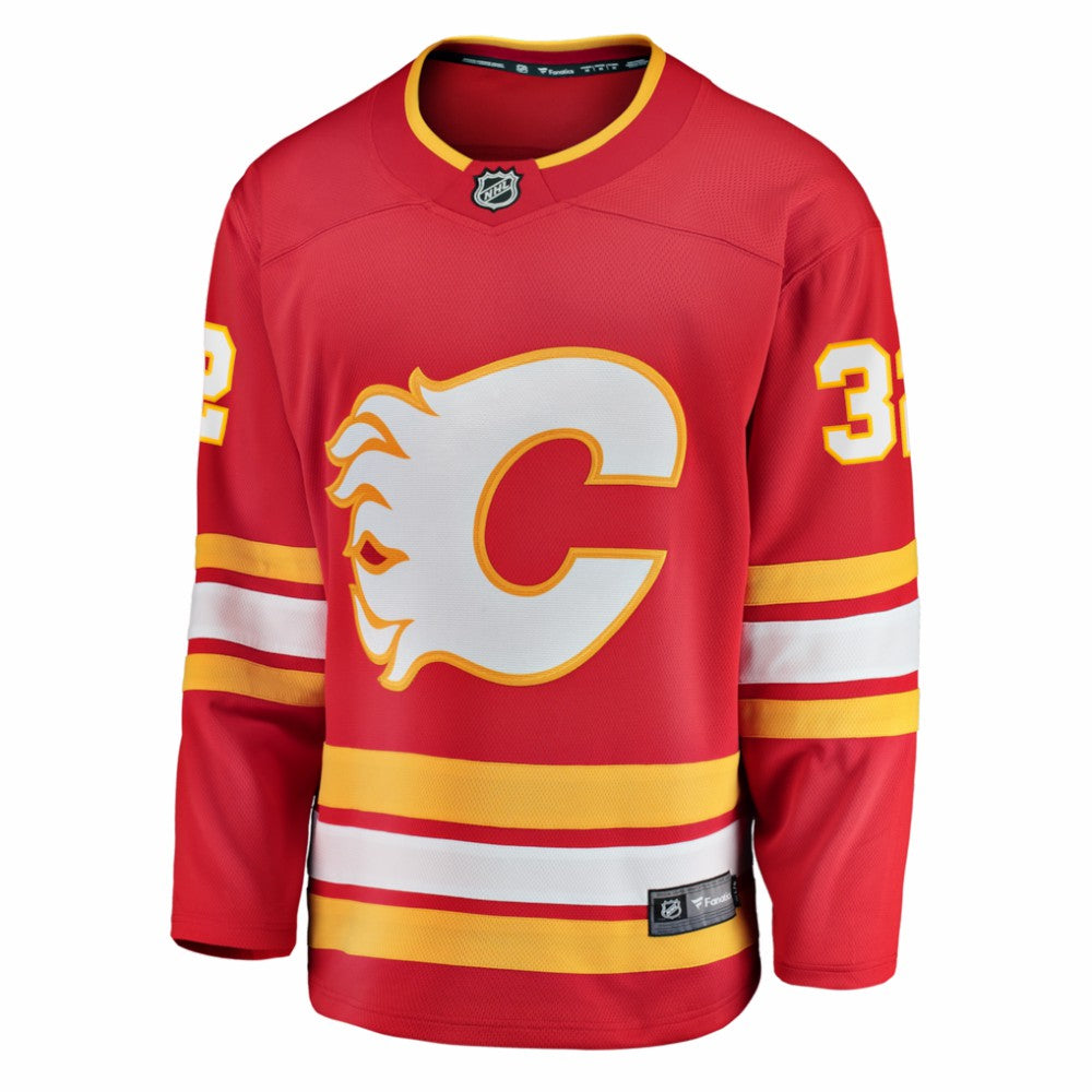 NHL Dustin Wolf Calgary Flames Fanatics Home Breakaway Jersey