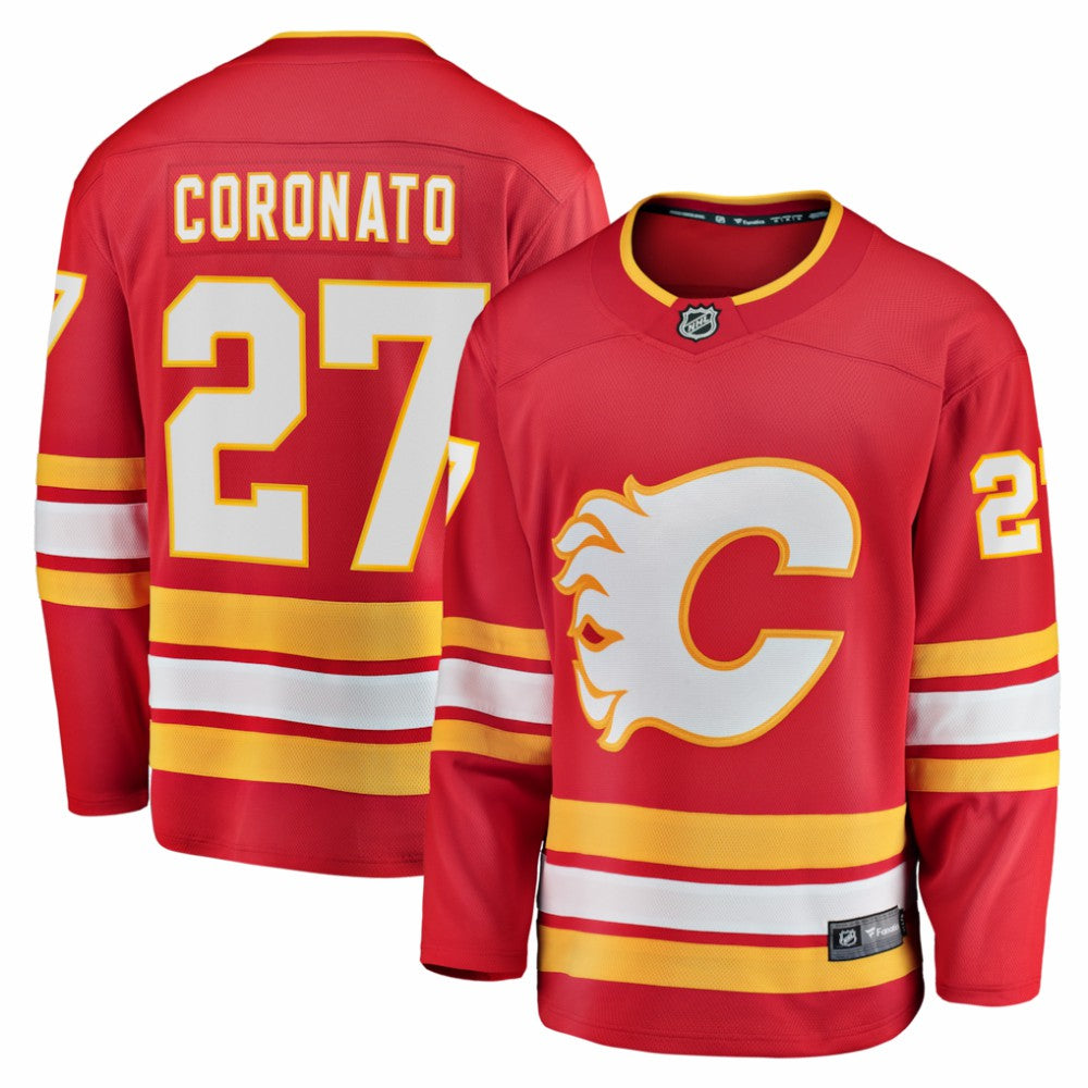 NHL Matt Coronato Calgary Flames Fanatics Home Breakaway Jersey