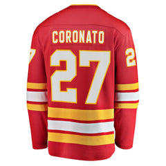 NHL Matt Coronato Calgary Flames Fanatics Home Breakaway Jersey