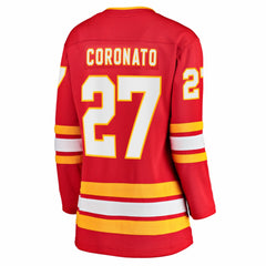 NHL Matt Coronato Calgary Flames Fanatics Women's Home Breakaway Jersey