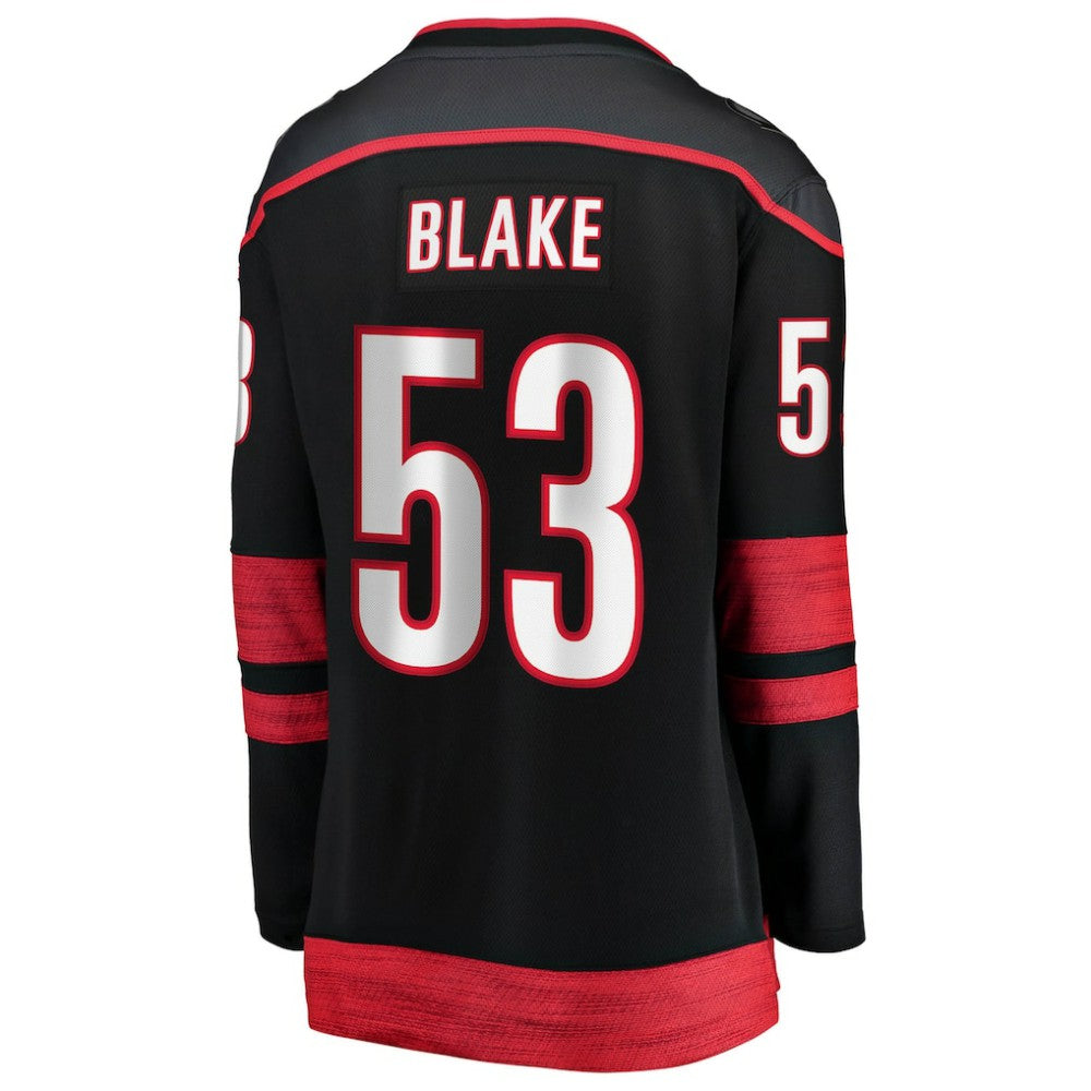 NHL Jackson Blake Carolina Hurricanes Fanatics Women's Home Breakaway Jersey