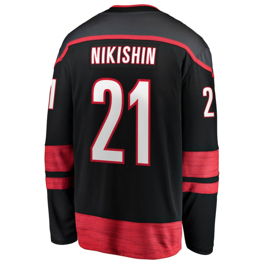 NHL Alexander Nikishin Carolina Hurricanes Fanatics Home Breakaway Jersey