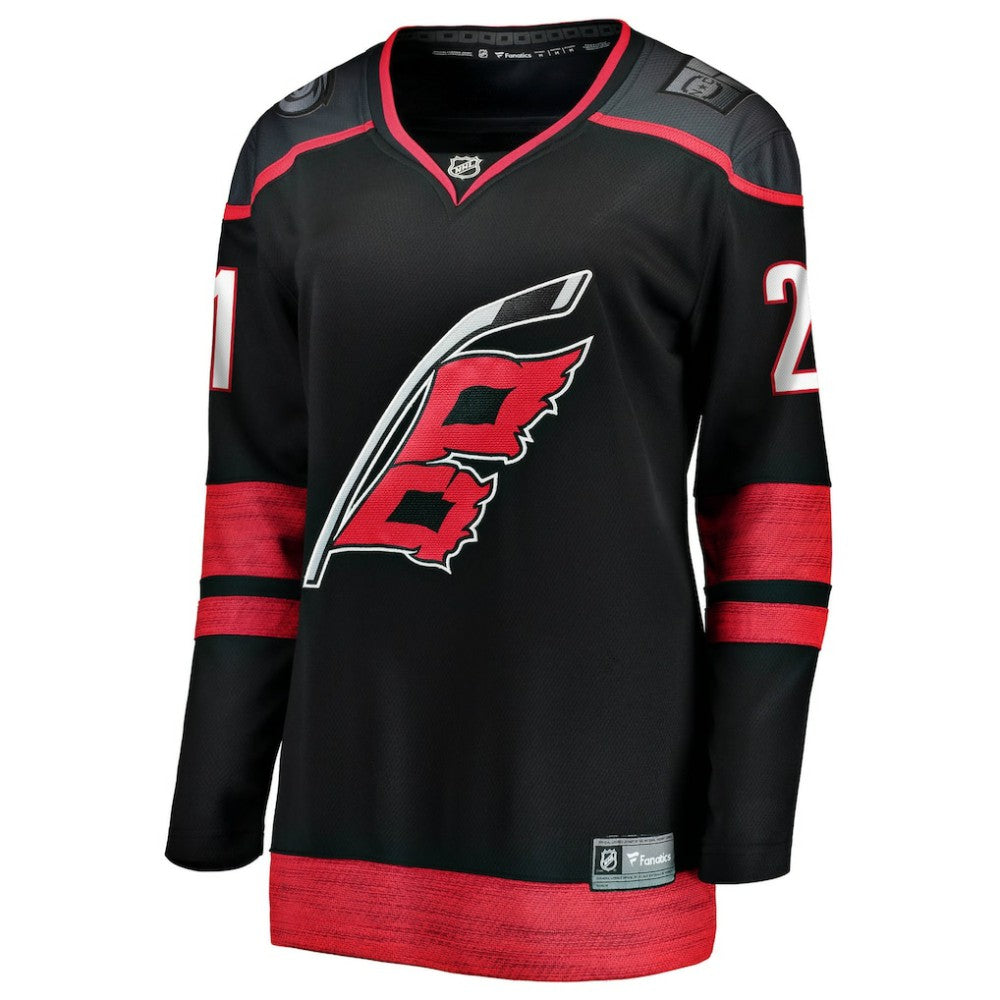 NHL Alexander Nikishin Carolina Hurricanes Fanatics Women's Home Breakaway Jersey