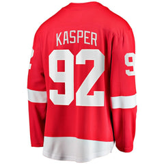 NHL Marco Kasper Detroit Red Wings Fanatics Home Breakaway Jersey