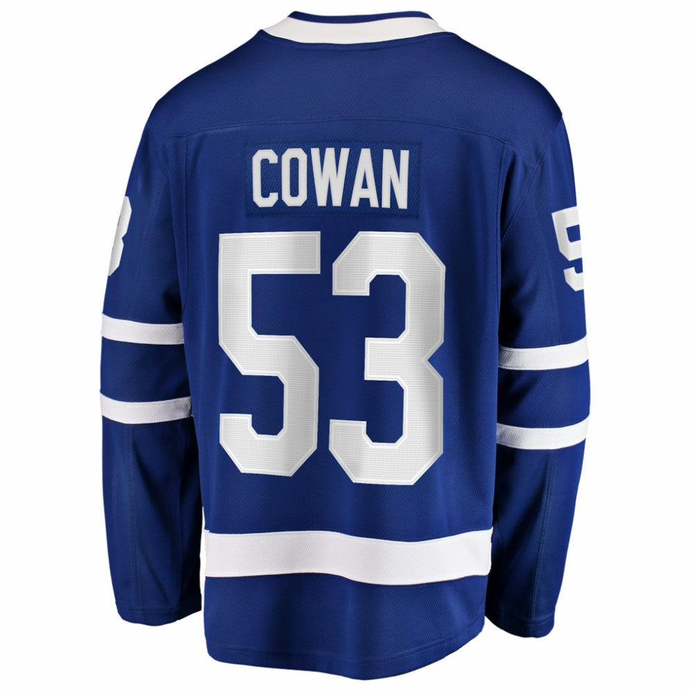NHL Easton Cowan Toronto Maple Leafs Fanatics Home Breakaway Jersey
