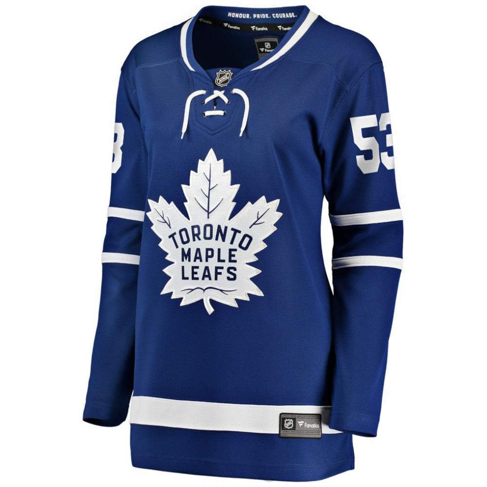 NHL Easton Cowan Toronto Maple Leafs Indiana Women's Home Breakaway Jersey