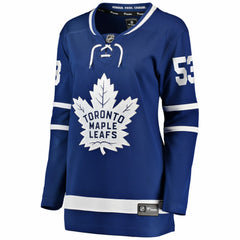 NHL Easton Cowan Toronto Maple Leafs Indiana Women's Home Breakaway Jersey