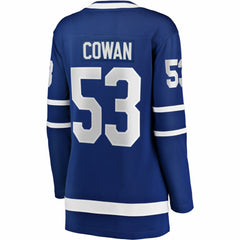 NHL Easton Cowan Toronto Maple Leafs Indiana Women's Home Breakaway Jersey
