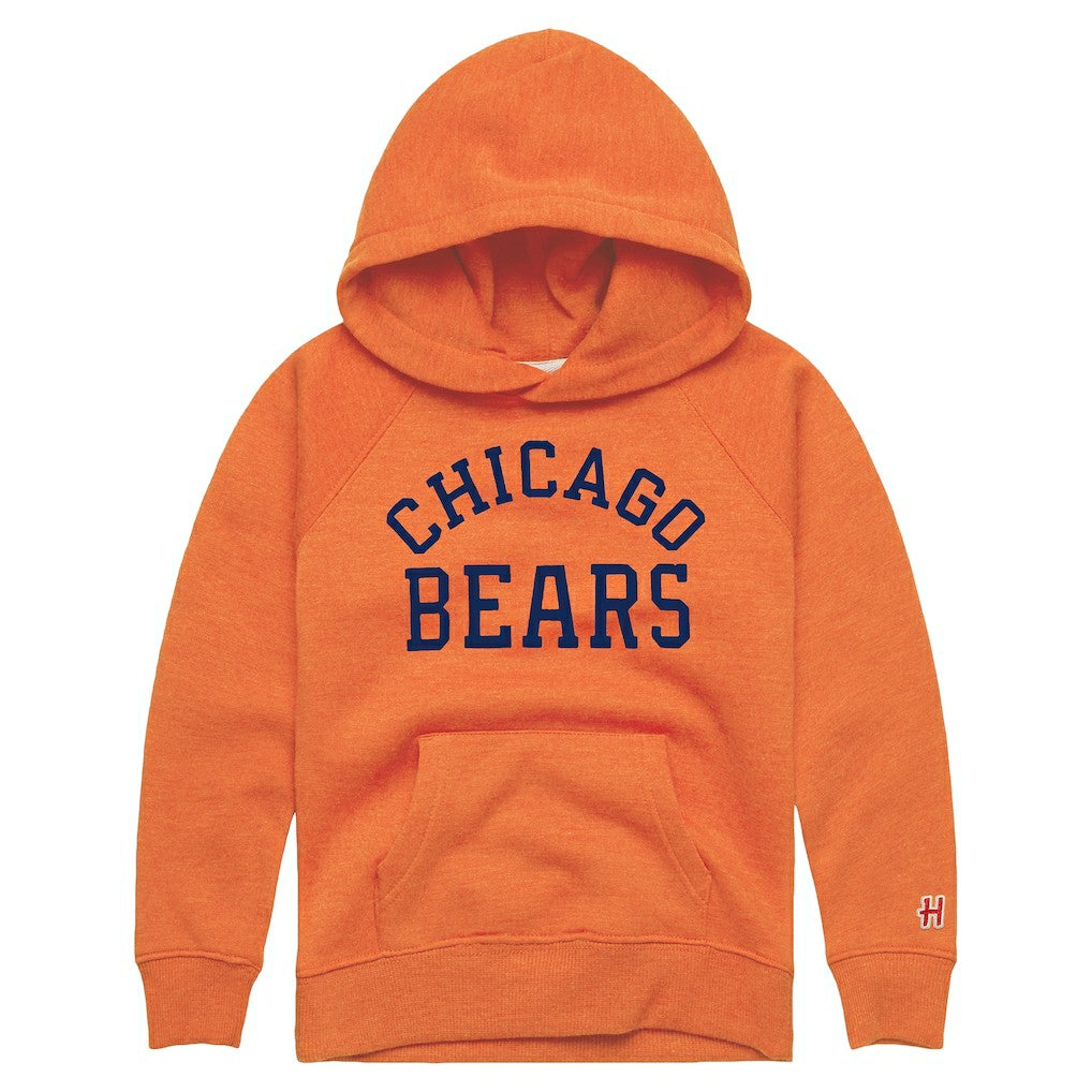 Homage Youth Classic Tri-Blend Hoodie - Chicago Bears Hoodies