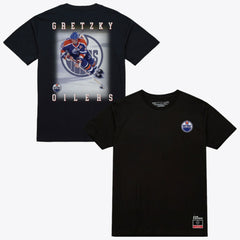 NHL Wayne Gretzky Edmonton Oilers Mitchell & Ness Photo T-Shirt