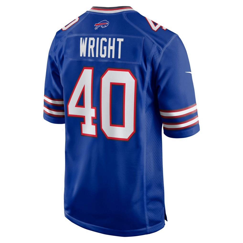 Matthew Wright  Team Game Jersey - Buffalo Bills Jerseys