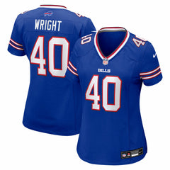 Matthew Wright  Women's Team Game Jersey - Buffalo Bills Jerseys