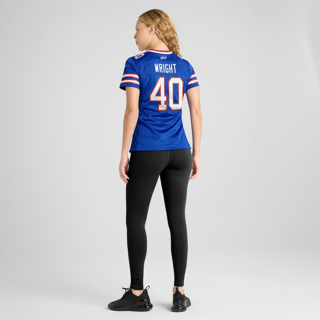 Matthew Wright  Women's Team Game Jersey - Buffalo Bills Jerseys