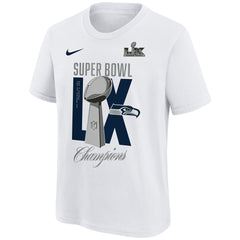 Youth Super Bowl LX Champions Lombardi Trophy T-Shirt - Seattle Seahawks T-shirts