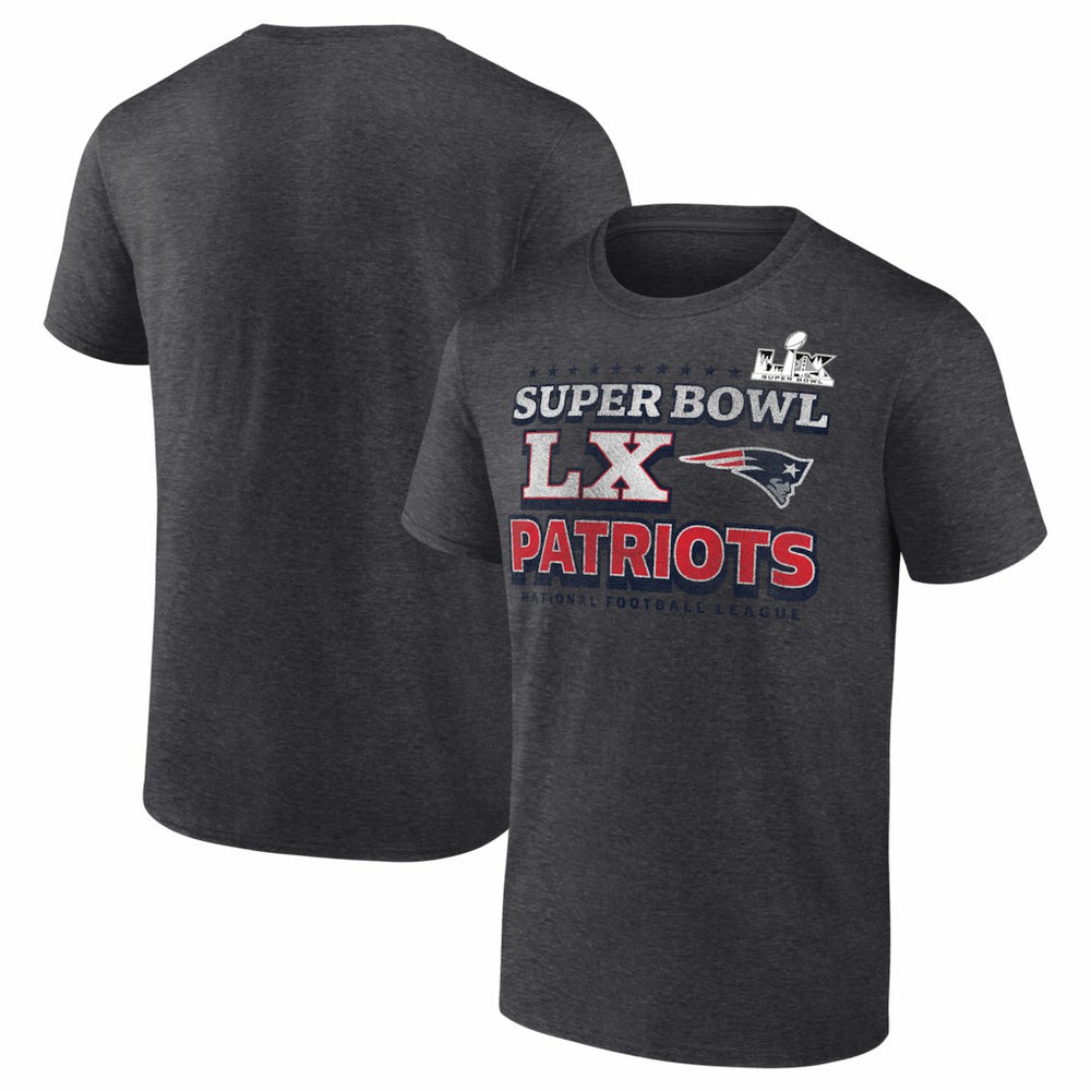 Super Bowl LX Big & Tall Battle Prep T-Shirt - New England Patriots T-shirts