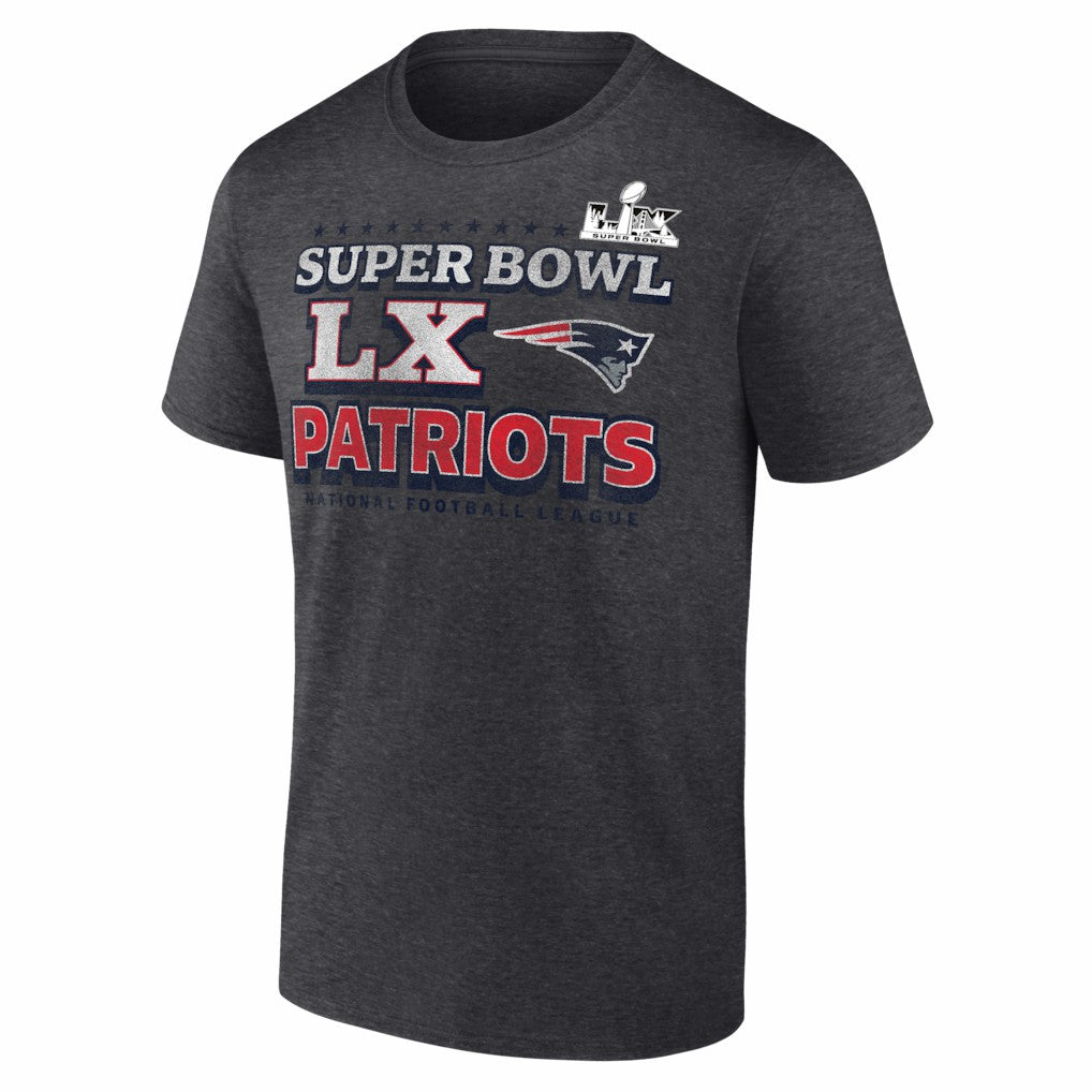 Super Bowl LX Big & Tall Battle Prep T-Shirt - New England Patriots T-shirts