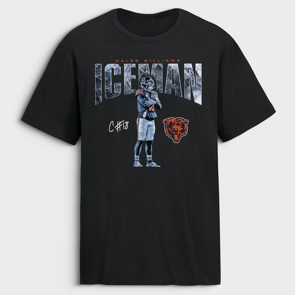 Caleb Williams  Iceman T-Shirt - Chicago Bears T-shirts