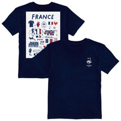 France National Team Vive La Fete Youth Impressions Artwork T-Shirt