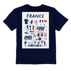 France National Team Vive La Fete Youth Impressions Artwork T-Shirt