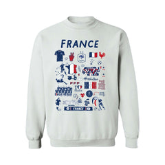 France National Team Vive La Fete Women's Impressions Artwork Sweatshirt