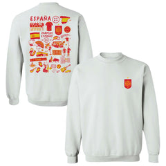 Spain National Team Vive La Fete Women's Impressions Artwork Sweatshirt