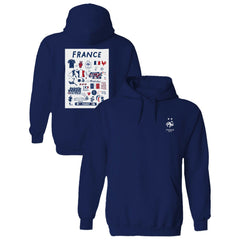 France National Team Vive La Fete Women's Impressions Artwork Hoodie