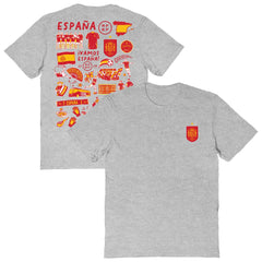 Spain National Team Vive La Fete Women's Impressions Artwork Fitted T-Shirt