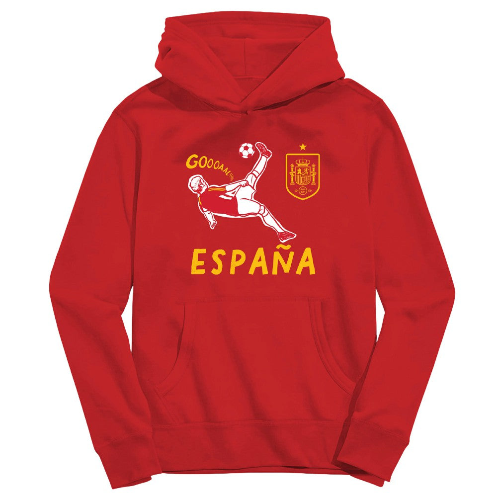 Spain National Team Vive La Fete Youth Chilena Style Hoodie