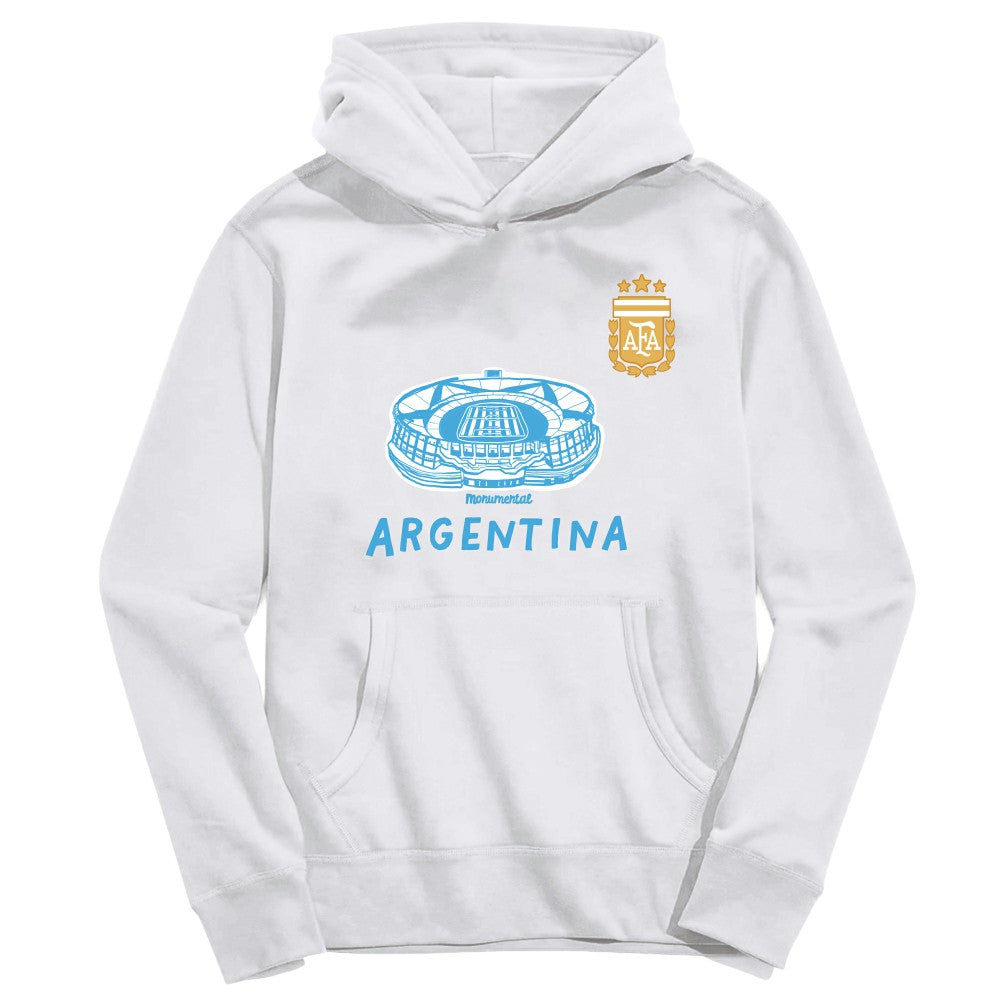 Argentina National Team Vive La Fete Youth Stadium Style Hoodie