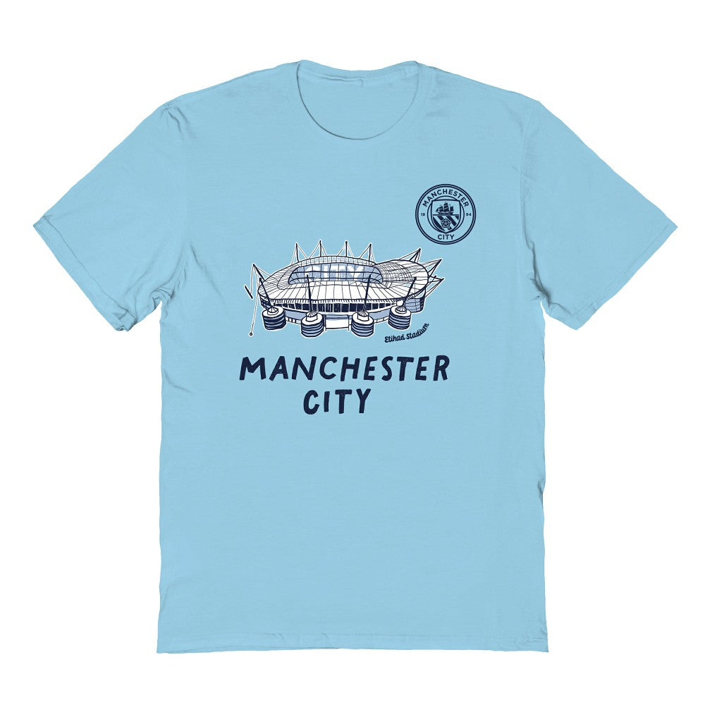 Manchester City Vive La Fete Youth Chilena Style T-Shirt