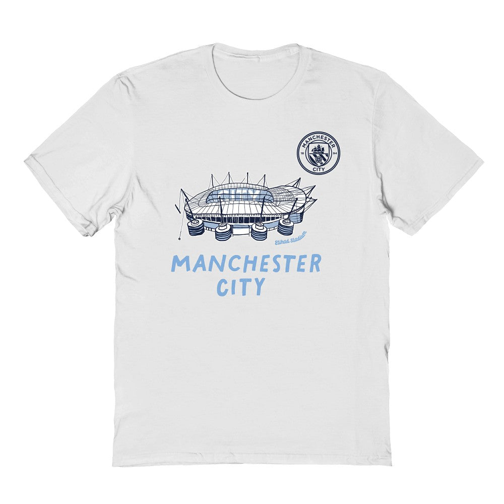 Manchester City Vive La Fete Youth Chilena Style T-Shirt