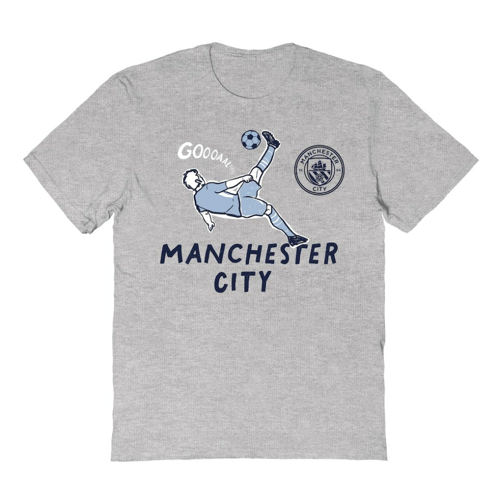Manchester City Vive La Fete Youth Chilena Style T-Shirt