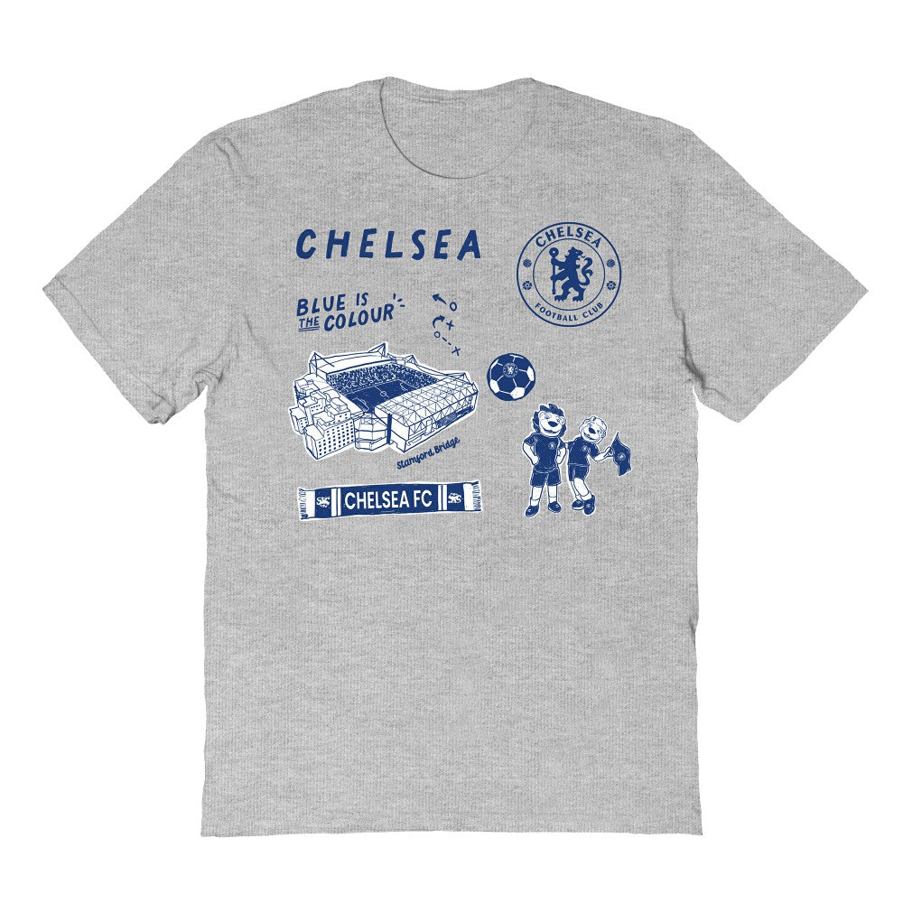 Chelsea Vive La Fete Youth Impressions Icons T-Shirt
